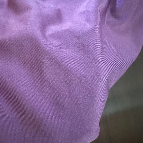 Windsor Red Asymmetrical Ruched Cocktail Dress - Picture 4 of 4